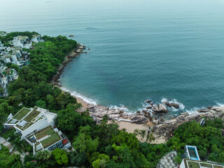 Naklejka premium Landscape in Hong Kong, China