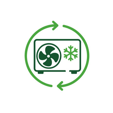 Heat Pump Defrost Cycle Frost Protection Heating System Icon