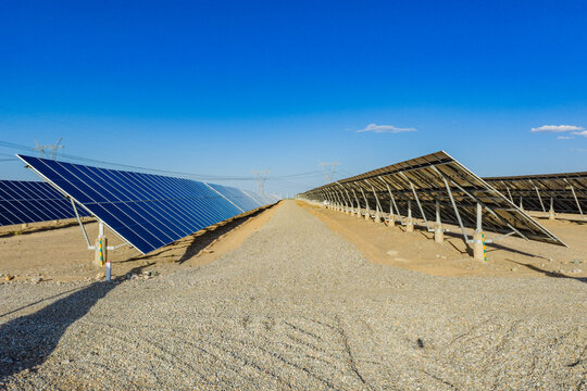 Solar photovoltaic panels; wind turbine power plant; new energy