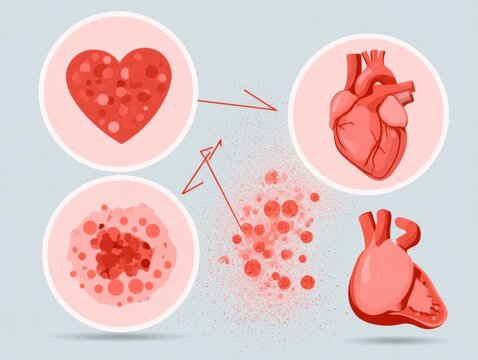 How pheochromocytoma affects catecholamine release and its impact on the cardiovascular system.