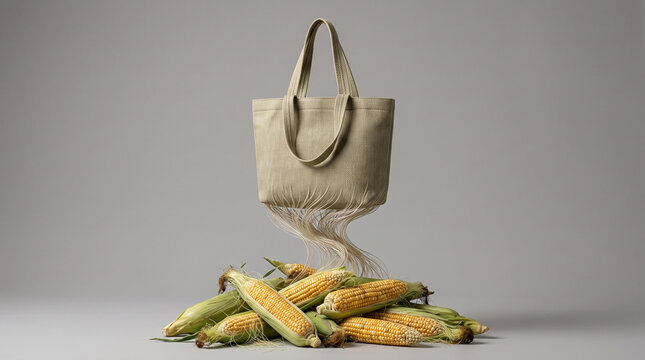 Corn Transformed into a Sustainable Biodegradable Bag.
