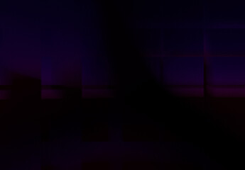 Composición abstracta 3D de luz y energía en tonos azules © Will
