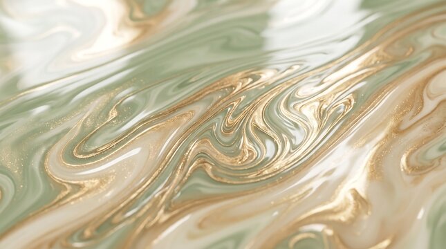 sage green marble texture gold green abstract background fluid art acrylic pour luxury marble backdrop green gold liquid art swirled paint background metallic gold veining