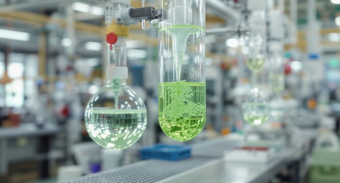 Sustainable Industrial Chemistry: Green chemistry process operating through advanced sustainable production systems 