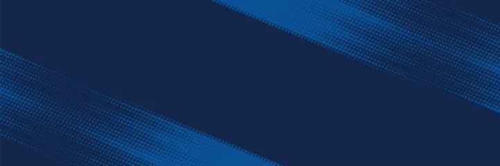 Fotobehang Pop Art blue color pattern gradient grunge texture background. Dots pop art comics sport style vector illustration Abstract background dark blue with modern corporate concept.art  © TIHORI