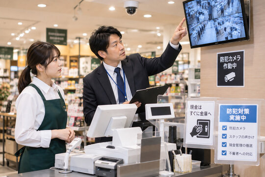 防犯カメラ・店舗の防犯対策