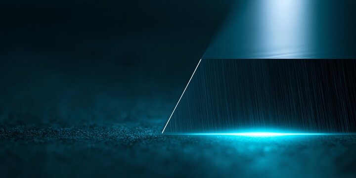 Close-up of blade cutting surface