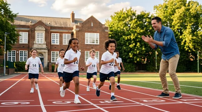 Celebrating teacher's day in china a vibrant scene of physical education and appreciation for educators' dedication and guidance