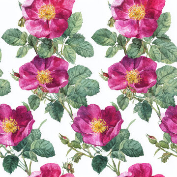 seamless background with flowers