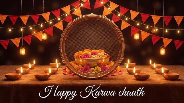 Karwa Chauth Poster Design