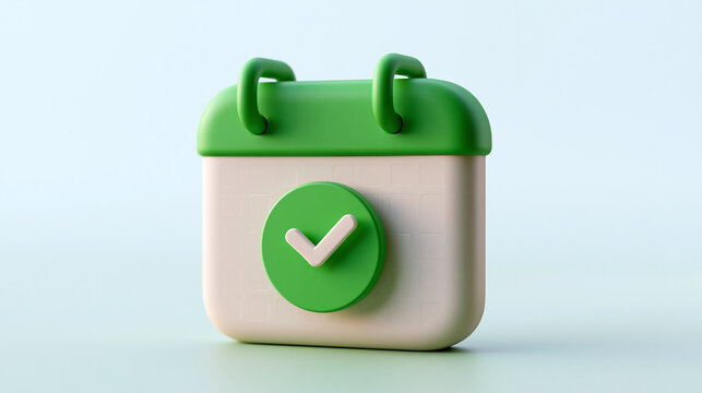 use the style and the color scheme in this image - draw a calendar that i can use in an app icon. similar 3d design, that can be used as a button icon in ios same color scheme. it