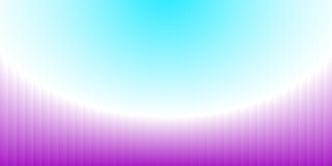 Fototapeta premium Abstract Curved Neon Light Lines with Pink Magenta and Cyan Gradient Background