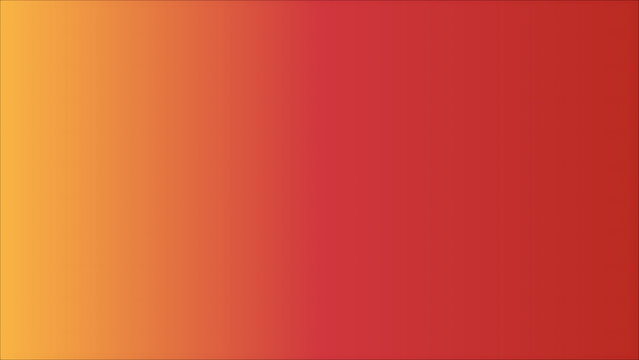 Abstract linear gradient background with smooth transition from yellow to deep red color.