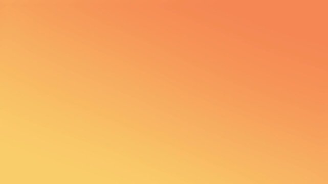 Abstract yellow, orange and peach gradient background with smooth flowing wave motion. Seamless looping animation with soft transition.  Presentations, ad, lifestyle, motion design. Orange footage. 4K