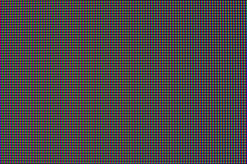 RGB subpixel grid array macro photograph on modern LED television screen display matrix showing © valiantsin