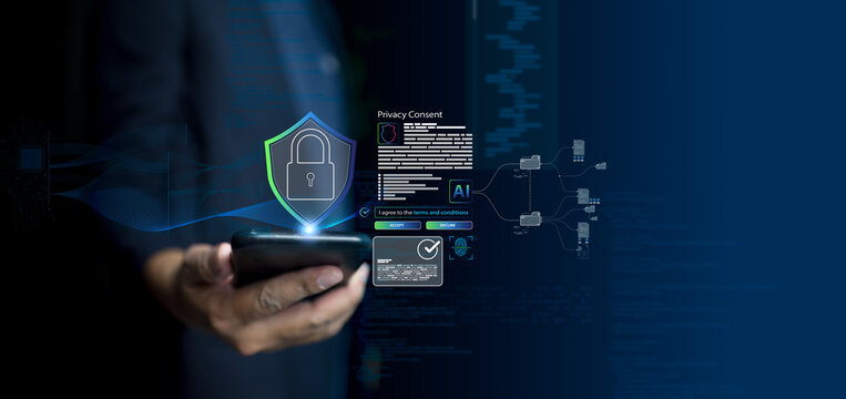 Professional developer executes software programming coding workflow applying artificial intelligence ai technology building responsive digital interface innovation daily