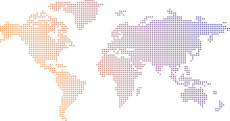 world map vector illustration © Akshay