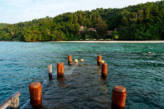 Manukan island Tunku Abdul Rahman Marine Park in Sabah Borneo Malaysia