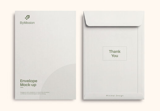 Envelope Mockup PSD Template