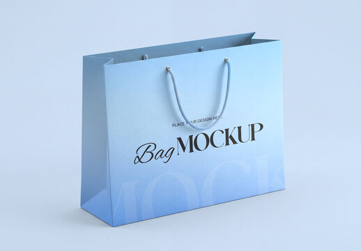 Luxury Paper Shopping Bag Mockup