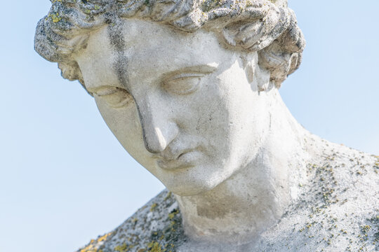 Ancient Greek sculpture symbolizing the ideal human form and masculine beauty.