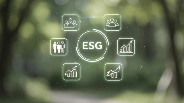 Dynamic video showcasing innovative business strategies for integrating ESG principles and sustainable growth