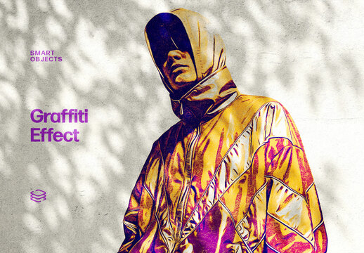 Graffiti Effect For Poster And Social Media Design