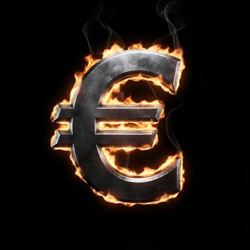 Crise europ&eacute;enne avec Euro br&ucirc;lant