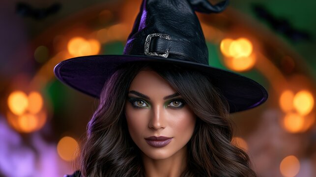 Woman in Witch Costume