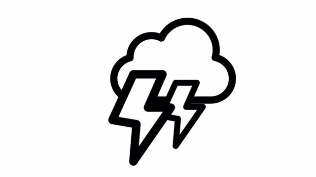 cloud thunderstorm animated
