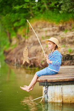 Little Girl Fishing