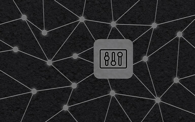 Moderne digitale Steuerung und fehlerfreie Abstimmung in einem komplexen technologischen Netzwerk,...
