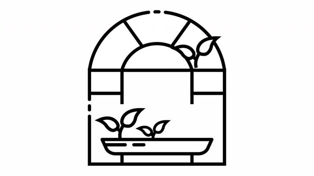 Hydroponic Greenhouse System Video Animation Representative Hydroponic for plant and make grow with unique technique.