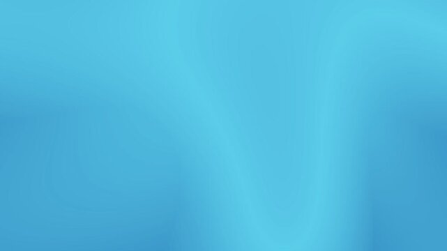Abstract cyan blue animated background with smooth soft gradients and subtle flowing shapes. Ideal for motion graphics, video backdrops, digital art, technology themes, branding, and modern creative p