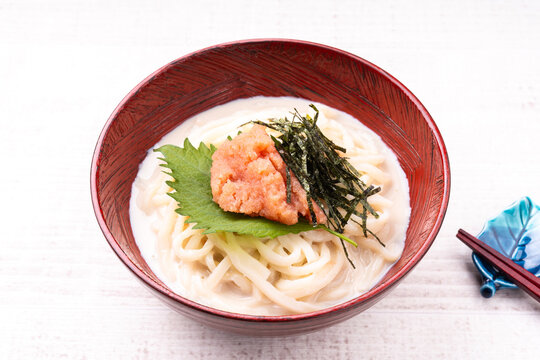 明太子クリームうどん