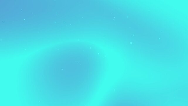 Abstract turquoise and cyan animated background with soft glowing gradients and a subtle blurred central shape. Ideal for motion graphics, video backdrops, digital art, technology themes, and modern p