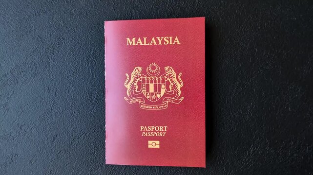 Malaysia passport for travelling, flying and doing business. Malaysian document, id