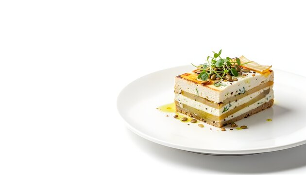 Oca gourmet roasted vegetable terrine premium commercial food photography