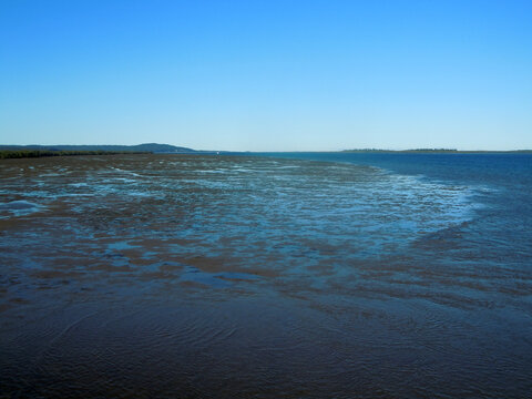 Turquoise shallow water of K'gari (Fraser Island)