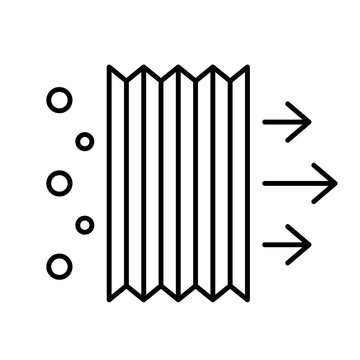 air filter icon editable stroke