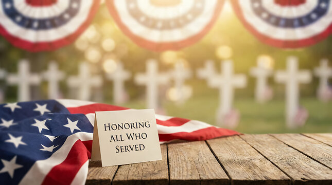 Memorial day banner with USA flag honoring all who served for holidays concept Memorial day Happy memorial day Flag USA Honoring all served banner memorial day Memorial Day holiday celebration
