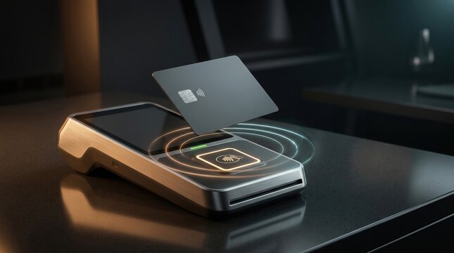 Wireless phone charging with contactless card