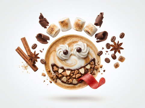 Coffe cute mosters desain 
