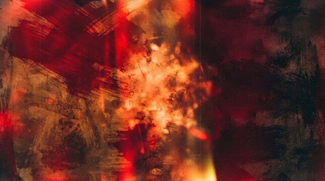 Redscale film gradient tones