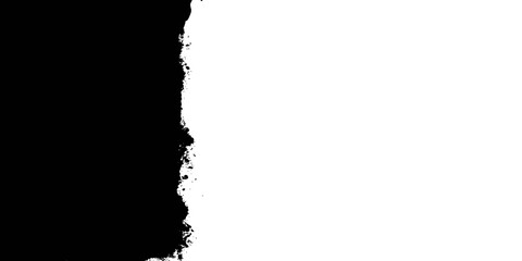 Fototapeta premium Black and white abstract background with a rough grunge paint brush stroke texture