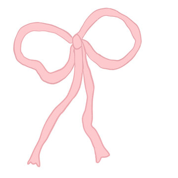vector illustration of ribbon a ballerina