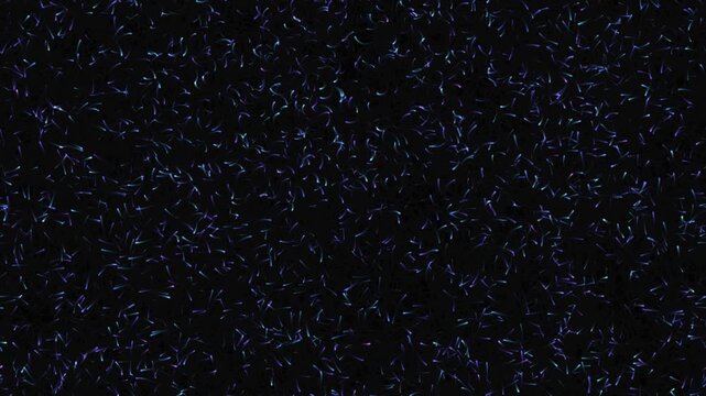 Dark blue digital noise static texture background loop