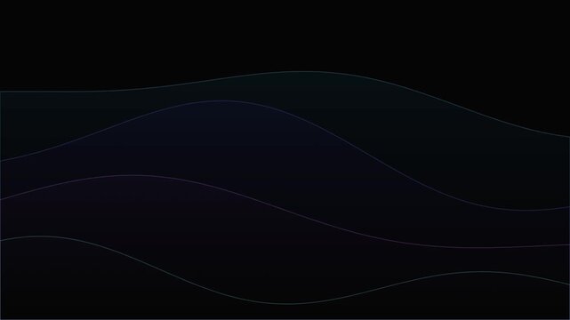 Abstract dark blue waves with dotted line patterns