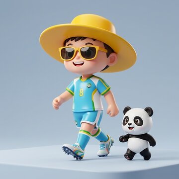 THE LITTEL BOY WITH HER FASION
