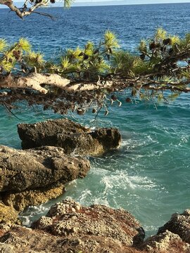 beach, sand, sea, water, sky, sunset, waves, coast, summer, wave, nature, sun, croatia , landscape, travel, coastline, shore, tropical, blue, island, tourism, holiday, paradise, travel, mental, health